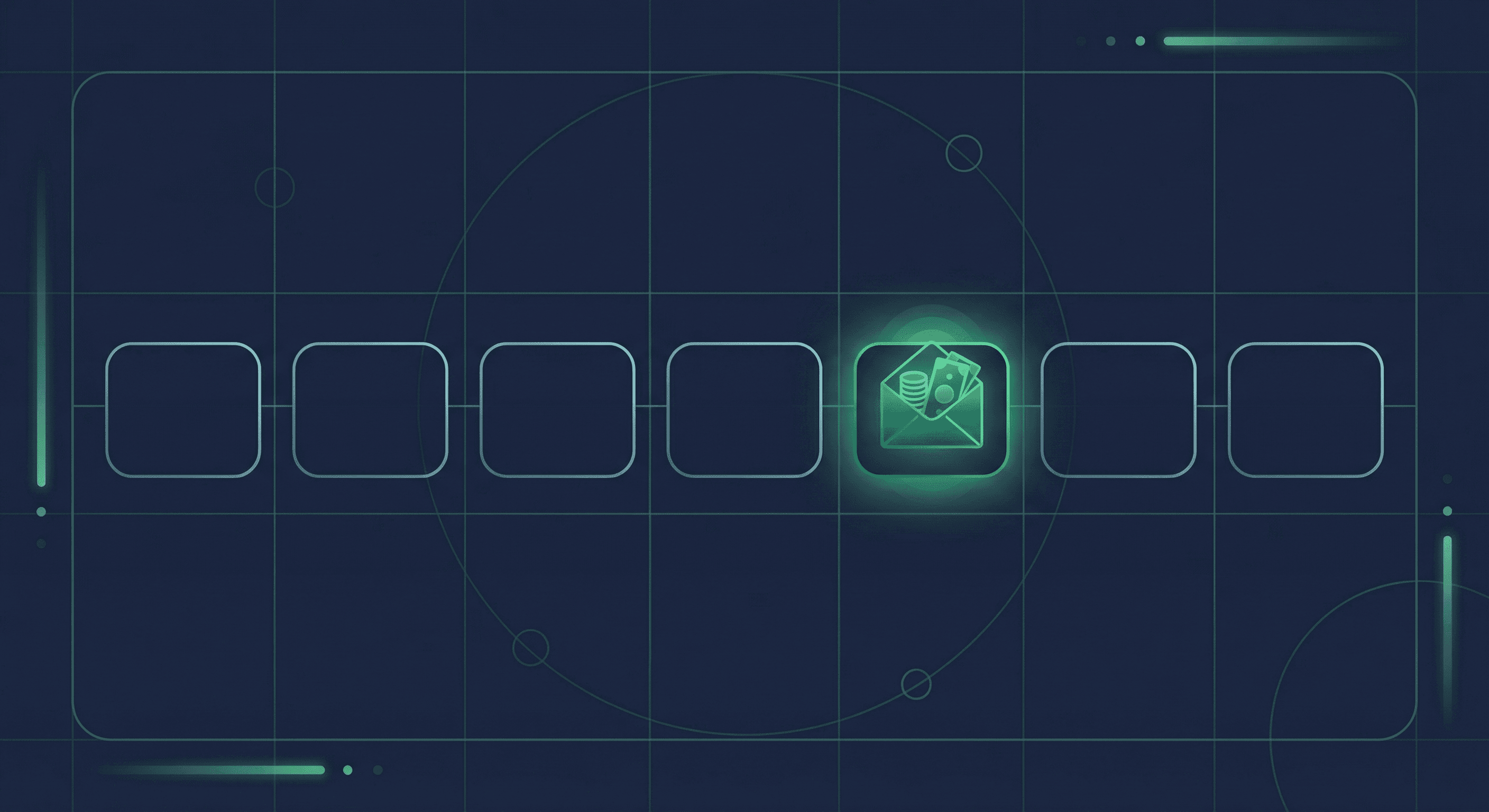 Weekly paycheck calendar with budget planning concept